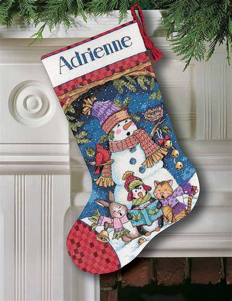 xmas stocking cross stitch kits|More.